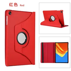 Premium 360 Rotating Luxury PU Leather Tablet Case Cover for MatePad 11.5 S 2024 (Red)