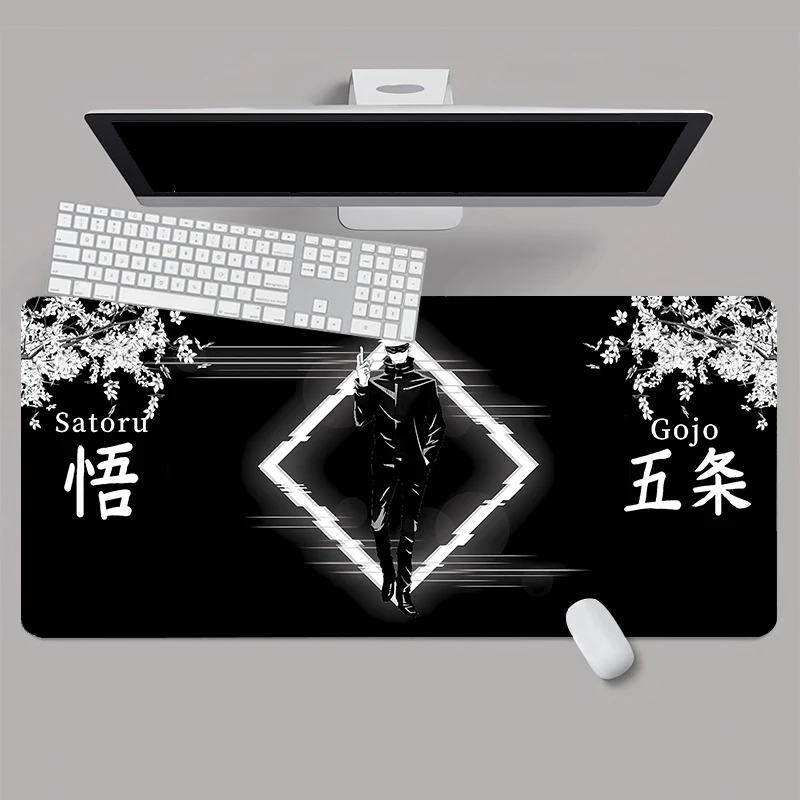 Jujutsu Kaisen Mouse Pad Anime Gojo Satoru Large Gaming Mousepad Gamer Company Tastiera Mouse Mats Tappeto Computer Desk Mat