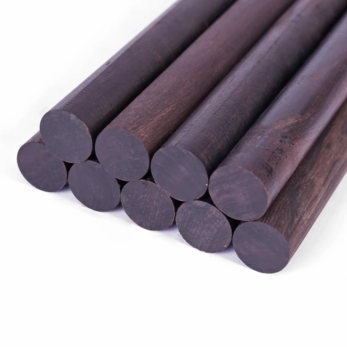 

1pcs 300x30mm Purple sandalwood wood carving handle material round rod