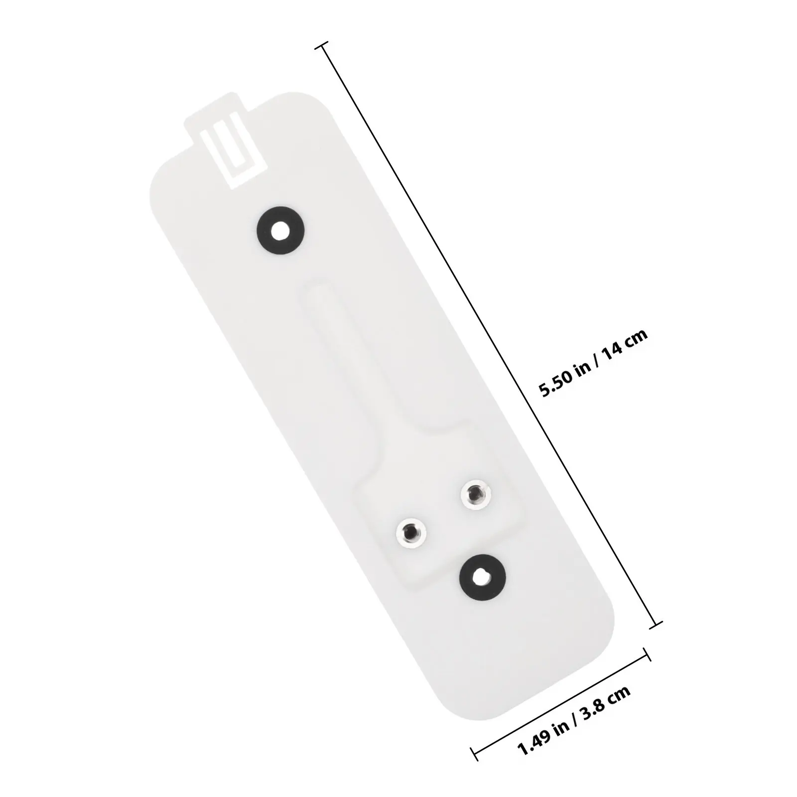 2 세트 비디오 초인종 백 플레이트 플라스틱 교체 마운트 도난 방지 초인종 홀더 브래킷 벽 마운트 도어 벨 브래킷