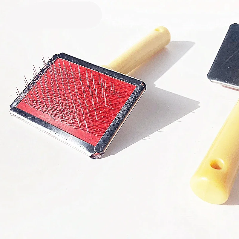 Wool felt pokes music handmade diy tool accessories mixed brush color mixer fluffy comb small brush combing needle felting kit wool felting kit needle felting painting kit