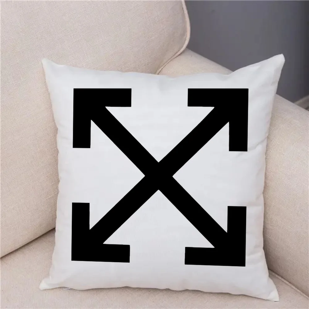 OFF WHITE Pillowcases for Pillows Pillow Cases Decorative Pillows Covers Body Pillow Cover 40x40 Sofa Cushions Pillowcase 45x45