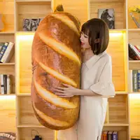 Bread Design Plush Throw Pillow Cushion 3D Simulation Lumbar Back Support Decorative Pillows For Sofa Bedroom Living Room 2