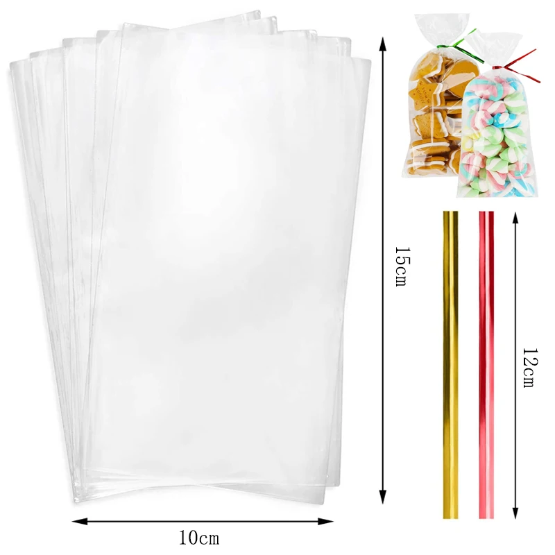 120 PCS SACCHETTI Di Cellophane Per Halloween Bustine Caramelle