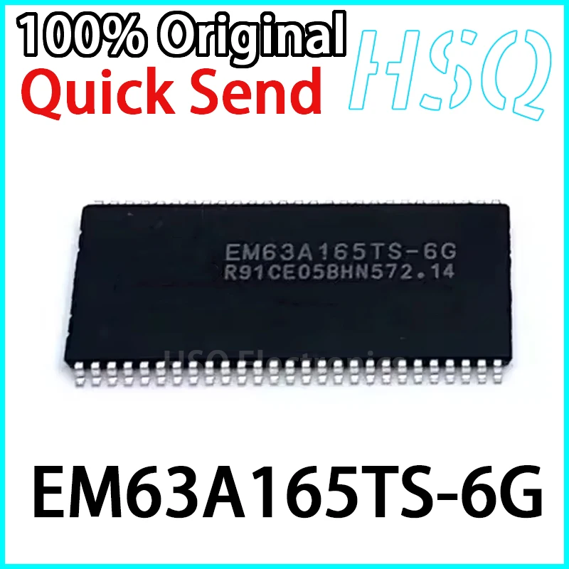 

Оригинальный телефон, 1 шт., EM63A165TS, 32M, чип памяти, SD, 16 бит, маршрутизация, обновление TSOP54