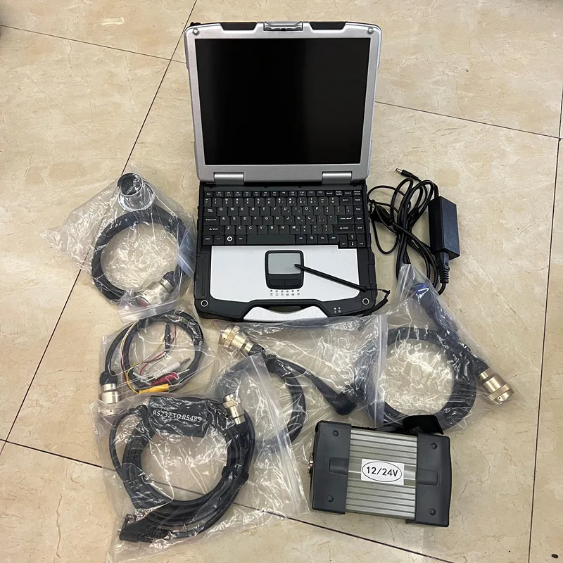 MB Star C3 Super MB Star Diagnostic Full Set of Cables with Software SSD in CF-31 Toughbook Ready To Use