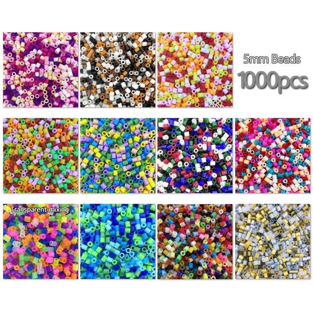 500 PCS/48 Kinds colors 5mm perler Iron Beads Hama Beads Kids