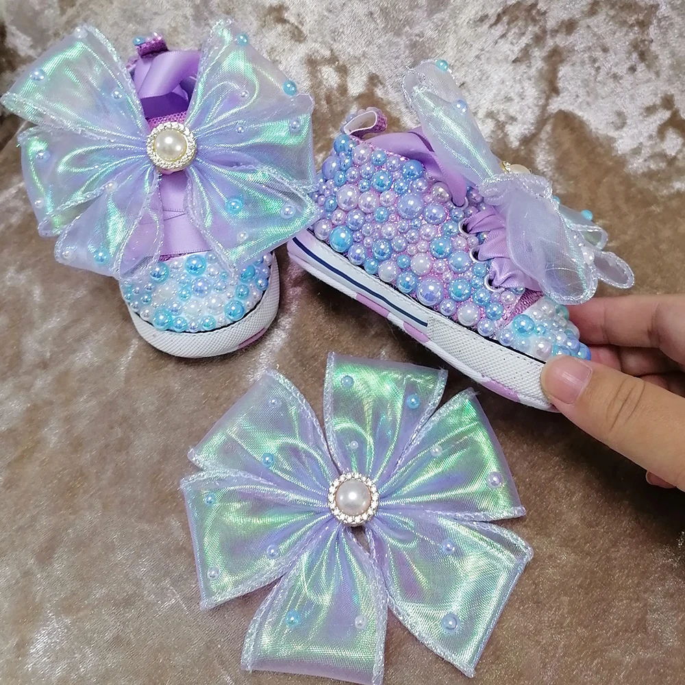 handmade-arco-perola-strass-sapatos-para-bebes-meninas-princesa-sapatos-hairband-primeiro-caminhante-brilho-sereia-de-natal-cristais-chuveiro