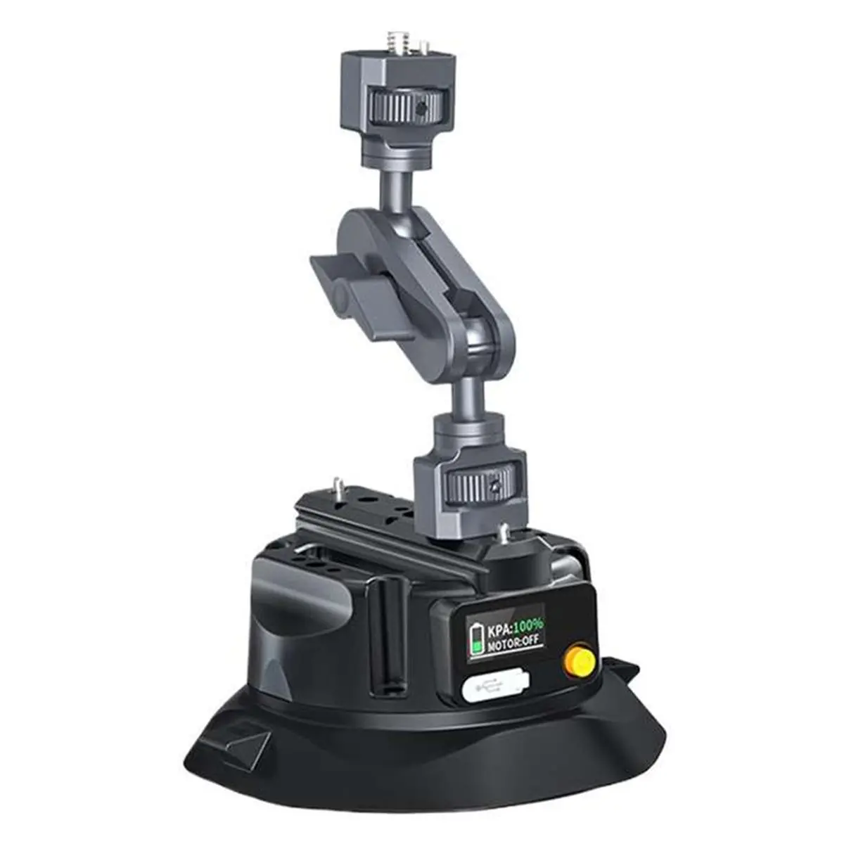 M05K 4.5인치 자동 펌프 흡착 컵 카메라 마운트 알루미늄 볼 헤드 매직 암(액션 카메라용) 임의 조립 가능