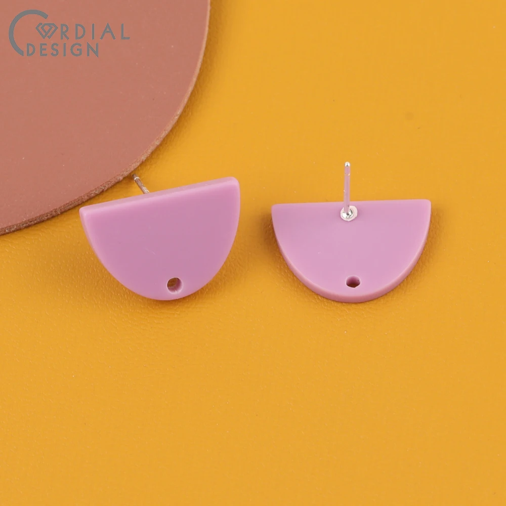 Cordial Design 100Pcs 13*18MM Earrings Stud/Jewelry Accessories/Hand Made/Semicircle Shape/DIY/Jewelry Findings & Components 9 Cordial Design 100Pcs 13*18MM Earrings Stud/Jewelry Accessories/Hand Made/Semicircle Shape/DIY/Jewelry Findings & Components - cordial