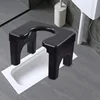 Squatting Toilet Stool Chair Non Slip Thick Household Widen Panel Sturdy Rounded Edge Easy to Wash Potty Chairs for Bathroom 6