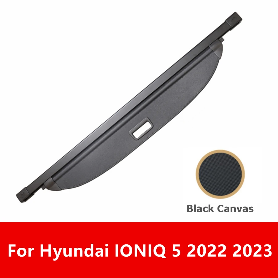 Fit Hyundai Ioniq 5 22-24 Rereactable Cargo Cover Rear Trunk Shield  Accessories