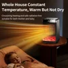 3D Dynamic Flame Heater Portable Timeable Electric Heater Fast Heating 3D Dynamic Simulation Flame Fireplace Decor for Home Use 5