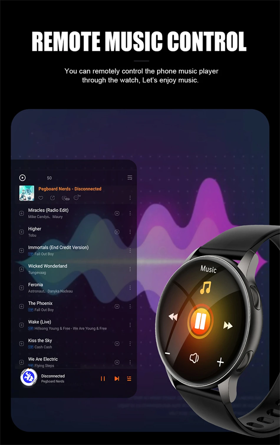 KALOSTE New Smart watch Men 360*360 AMOLED Full Touch Sport Fitness Tracker Women Smartwatch Clock Man For Huawei Xiaomi apple
