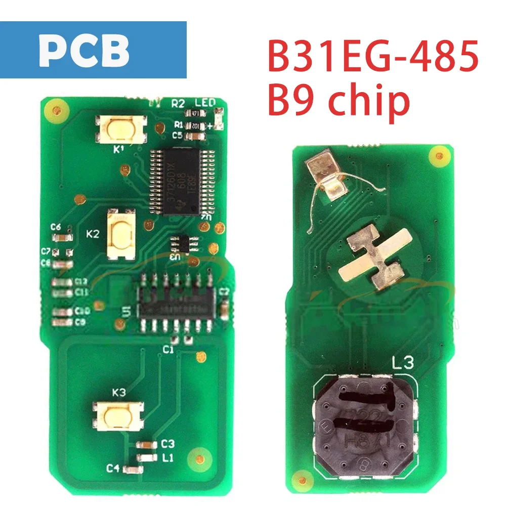 

B31EG-485 ASK 315/312/433MHz Auto Remote Circuit Board 3 Buttons B9 Chip Car PCB Panels For Toyota Prius