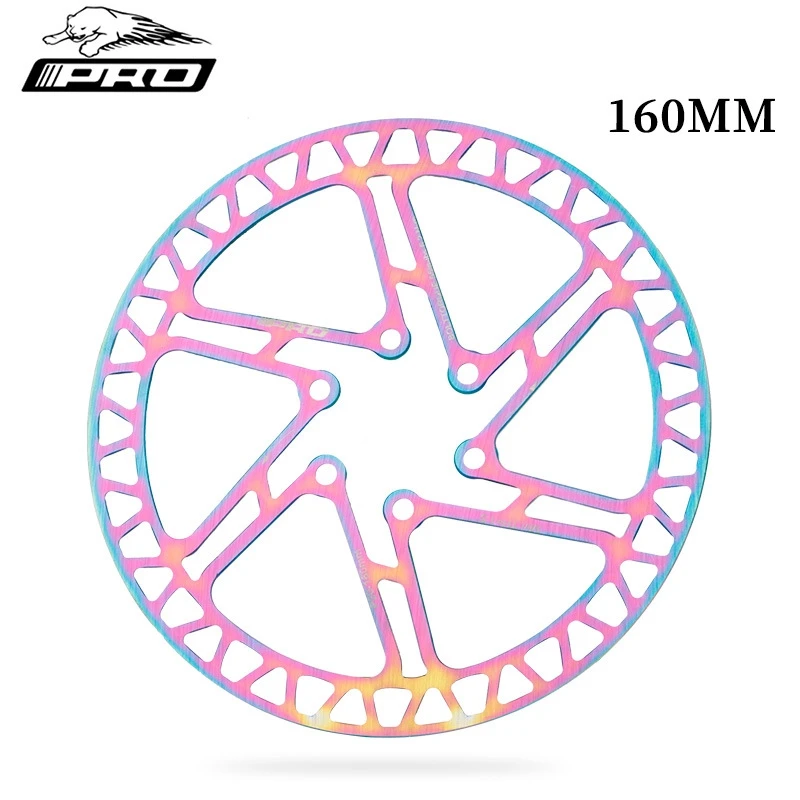 

Ульсветильник дисковый тормозной ротор IIIPRO для горного велосипеда 160 мм, цветной полый ротор из нержавеющей стали с 6 болтами, детали для велосипеда Iamok