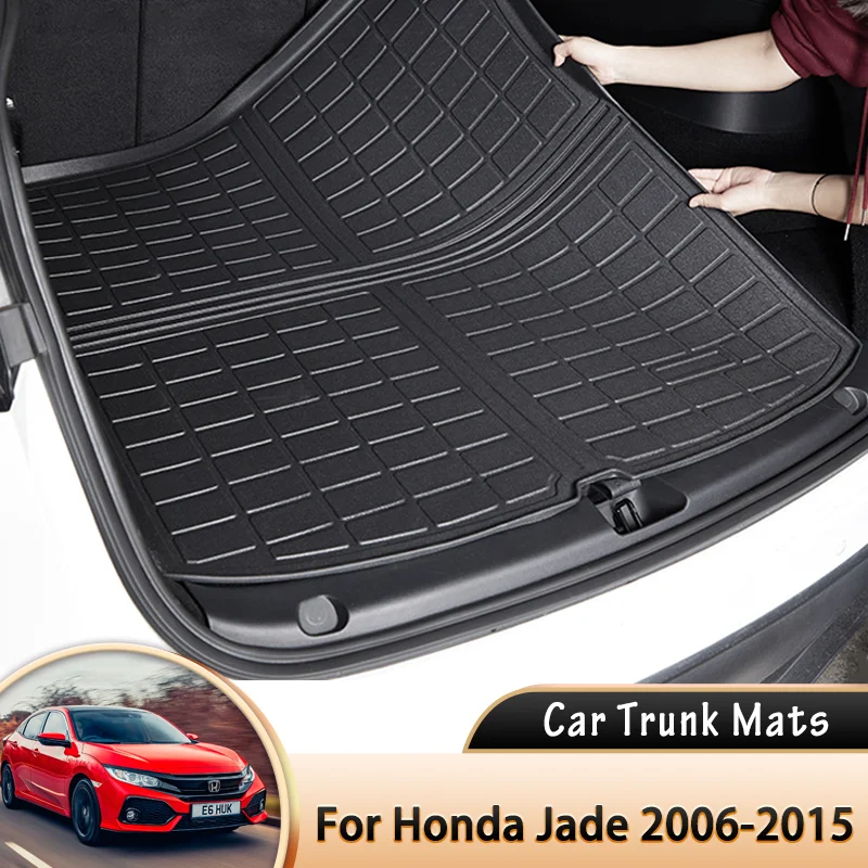 

for Honda Civic 8th 9th Sedan FA FB 2006~2015 EVA Car Rear Trunk Mats Floor Waterproof Tray Liner Cargo Boot Carpet Accessories