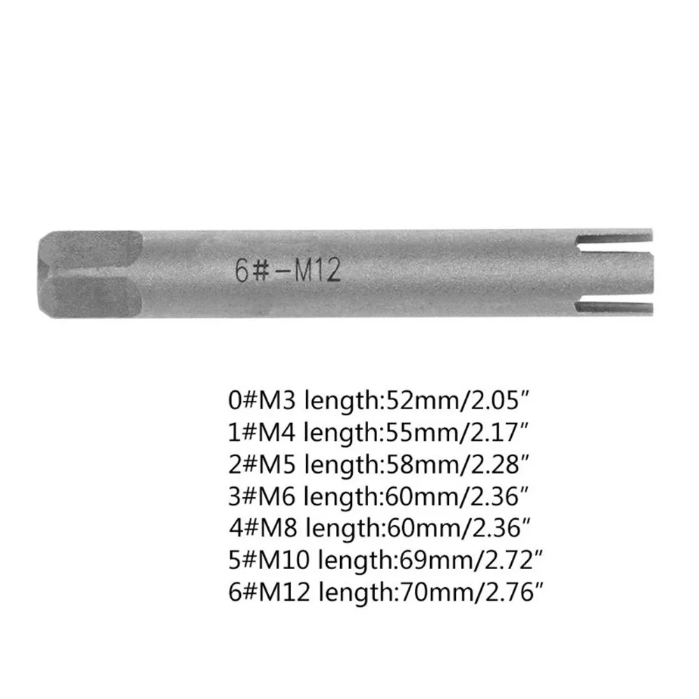Screw Tap Extractor 1pcs Broken Tap Damaged Screw M3-12 Remover Tool Wrench Drill Bit