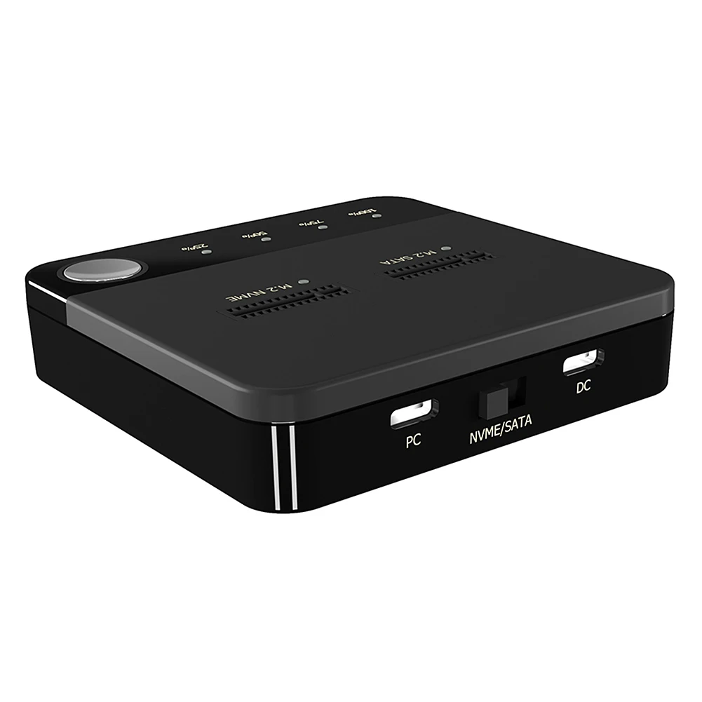 Reader M.2 SATA M.2 NVME Intercopy Duplicator Offline Copy Replicator for SSD Size 2230/2242/2260/2280/22110 1/2PCS