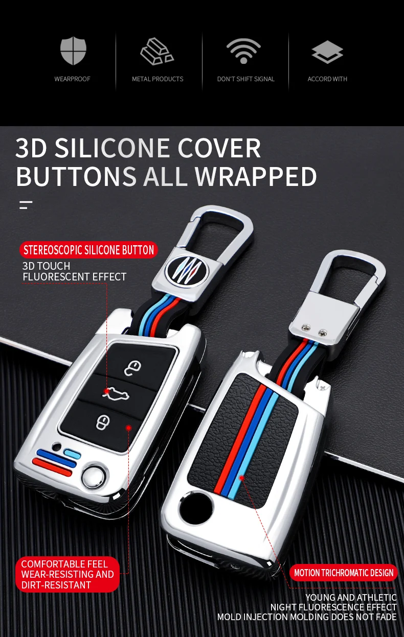 Cover chiate/telecomando per VW Volkswagen Golf 7 MK7 Tiguan MK2 per Seat Ibiza Leon FR 2 Ateca Altea per Skoda Octavia A7 8 Cover chiate/telecomando per VW Volkswagen Golf 7 MK7 Tiguan MK2 per Seat Ibiza Leon FR 2 Ateca Altea per Skoda Octavia A7 - S9de590bdc35b4faaa4911f90d7a9d2172