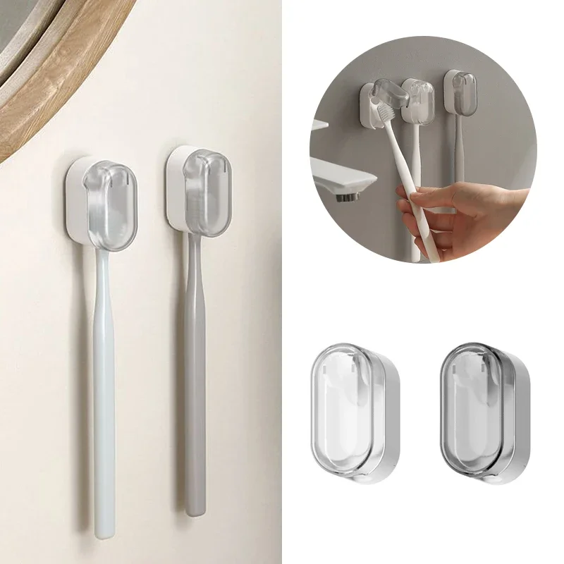 Toothbrush Holder Dust-free Innovative Wall-mounted Toothbrush Holder