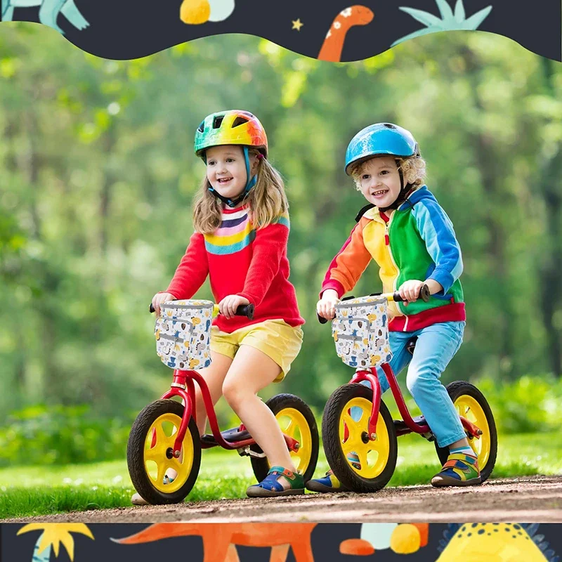 Borsa da manubrio per bici per bambini, cestino per bici anteriore per bambini - immagine 2