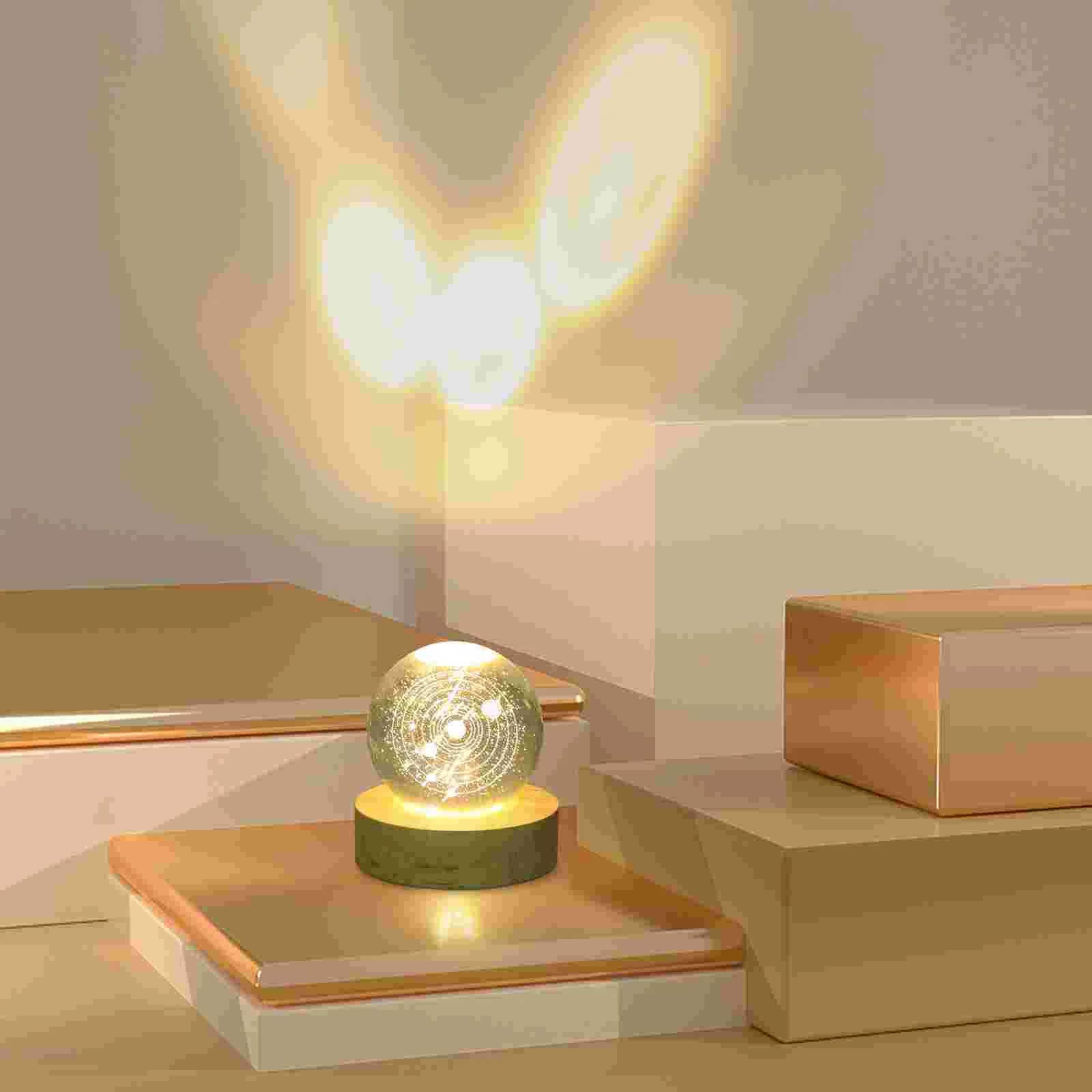 

Crystal Ball Decoration Household Decorations Bracket Desktop Tabletop Rubber Sphere