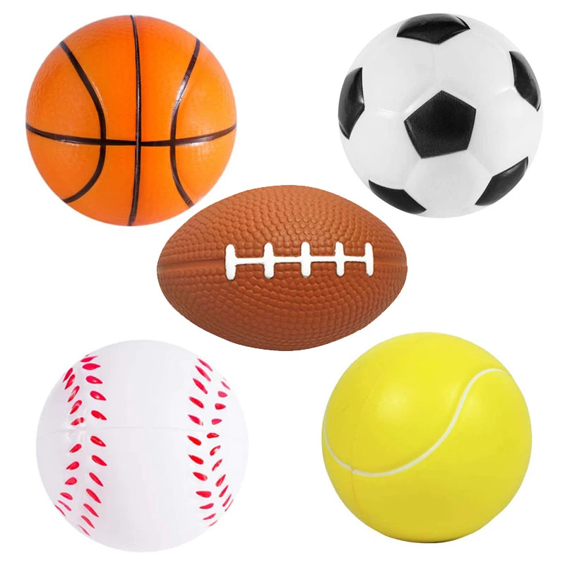 5pcs Stress Ball Squeeze Relaxing Toys For Kids Children Jouet Enfant Garcon Fille 2 3 4 6 7 8 Ans Bola De Futebol Balle Bebe Aliexpress