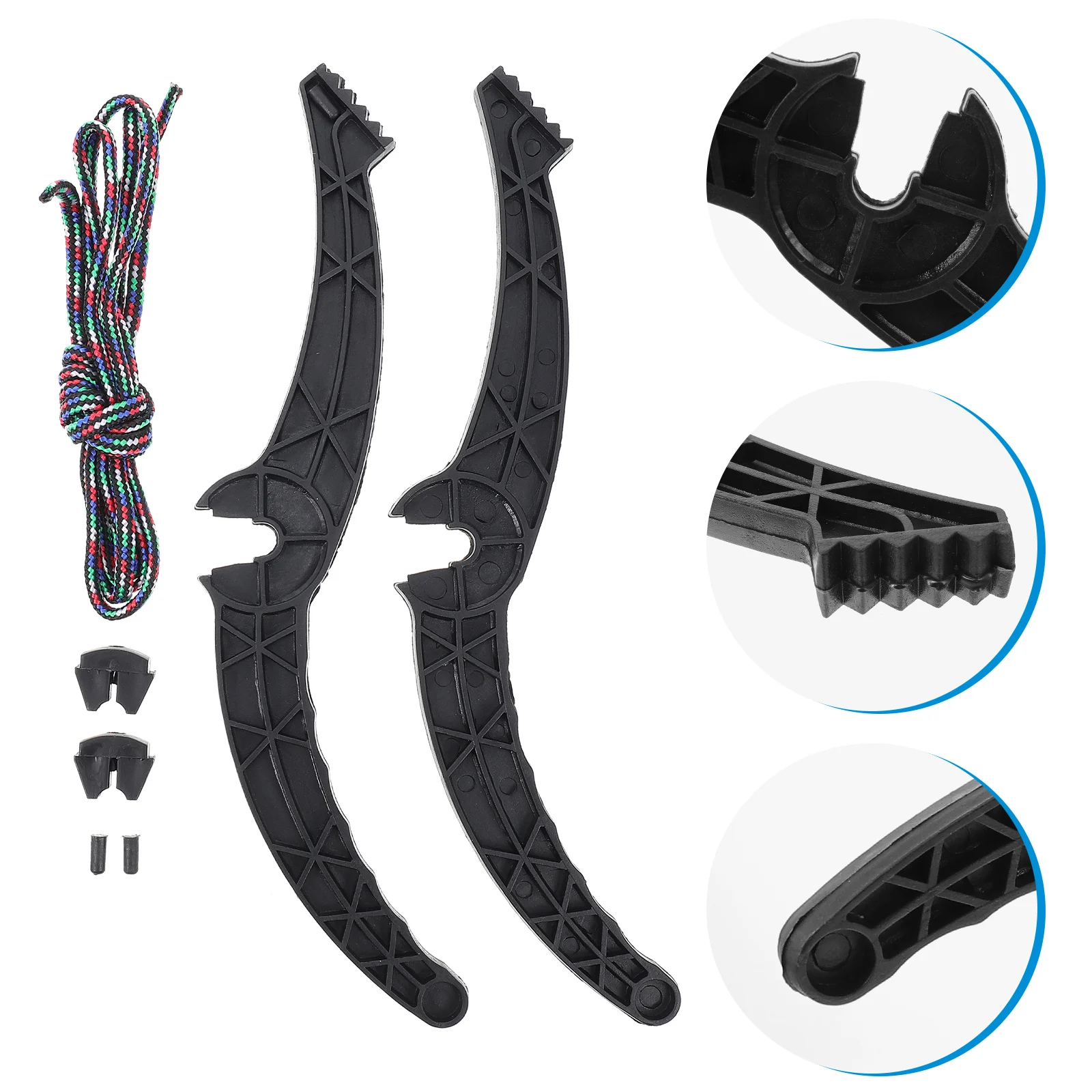 

1 Pair Anti-Slip Ski Board Hand Brake Lever Snow Sleds Brake Lever Handle Sled Accessory