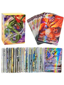 50-300 шт Pokemons Card Shining TAKARA TOMY GX VMAX V MAX карты игра битва Carte торговая детская игрушка