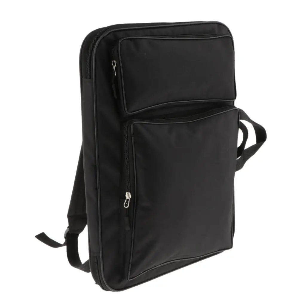 Canvas Artist Portfolio Tote Backpack  For Art Supplies Storage 4