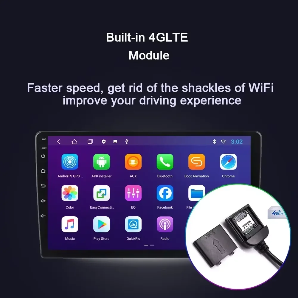 Carplay 8G+256G 9'' Android 14.0 Car multimedia Player Navigation GPS 4G LTE Stereo Radio For BMW MINI F54-F57 R55-R61 2007-