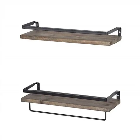 Description Picture 5 of itemSolid Wood Wall-mounted Bathroom Storage Shelf Living Room Kitchen Partition Shelf