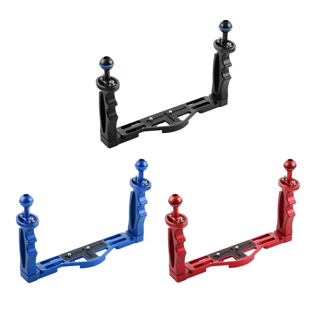 

Aluminium Alloy Underwater Camera Tray Stabilizer Holder with Double Handle