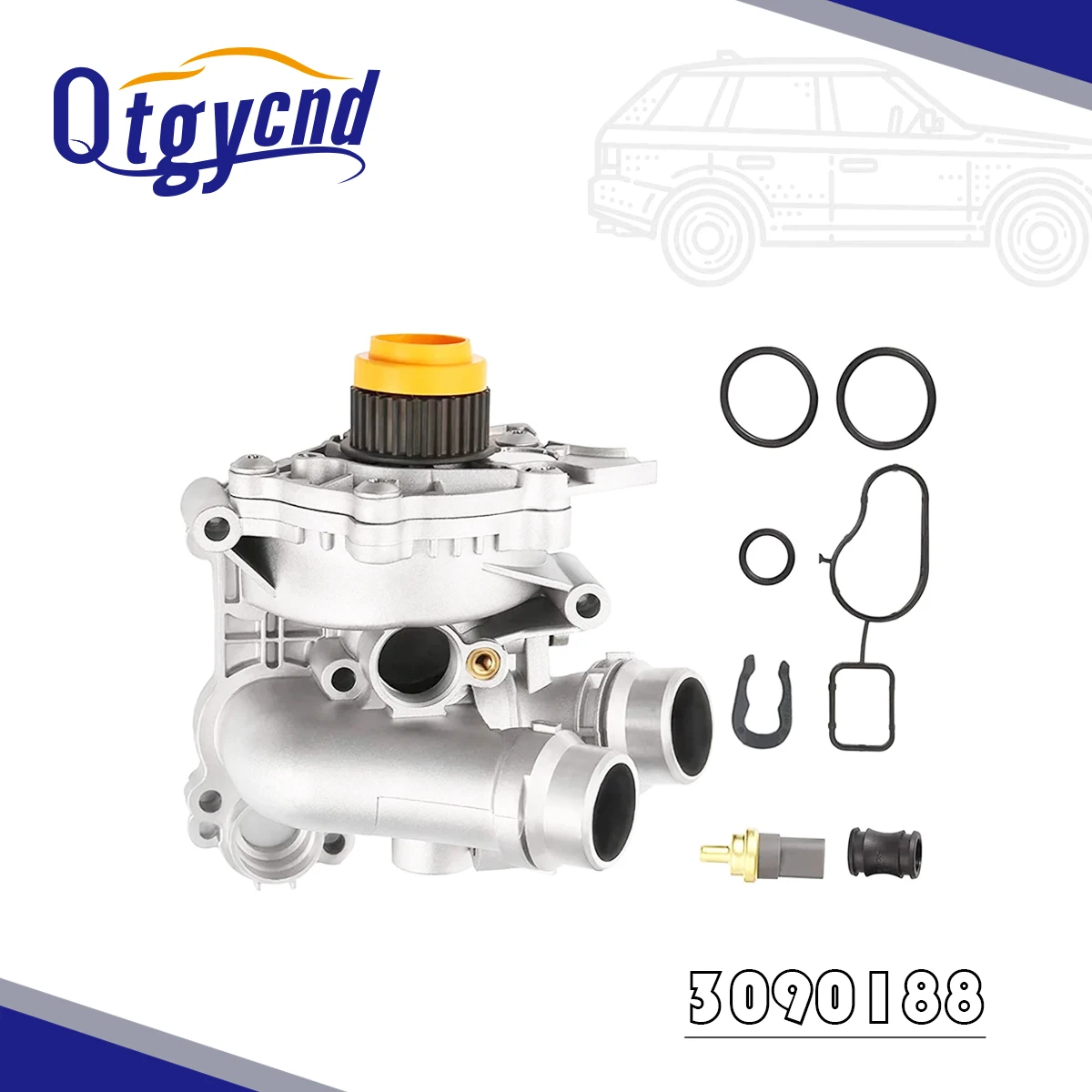 

06H121026 Water Pump Repair Set for Audi VW Golf Jetta GLI GTI MK6 Passat B7 Tiguan CC A3 A4 A5 Q3 Q5 TT 06H121026AB 2010-2015