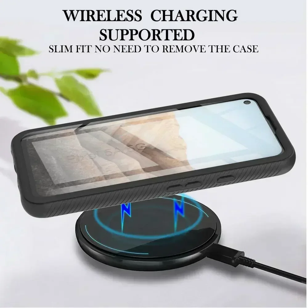 Crystal Clear 360° Protective Case with Screen Film and Bumper Cover