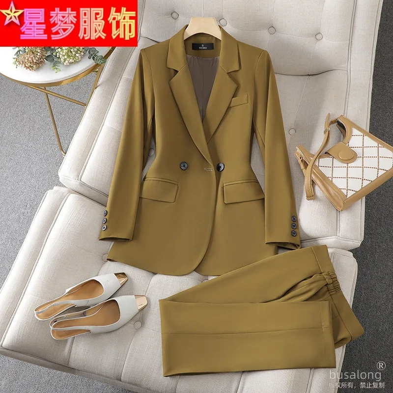 

Autumn and Winter Long Sleeves Business Wear Suit Graceful and Fashionable Formal Suit Jacket Business Manager Work Clothes Fema