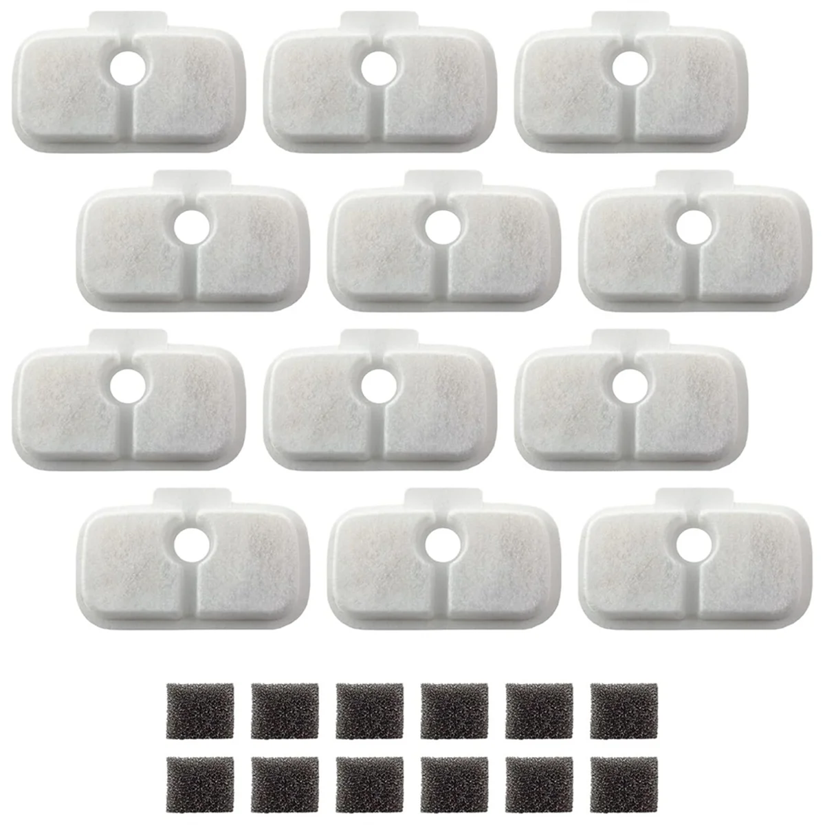 40-Pack PETLIBRO Cat Water Fountain Filters - Compatible With PLWF005/PLWF115 Models