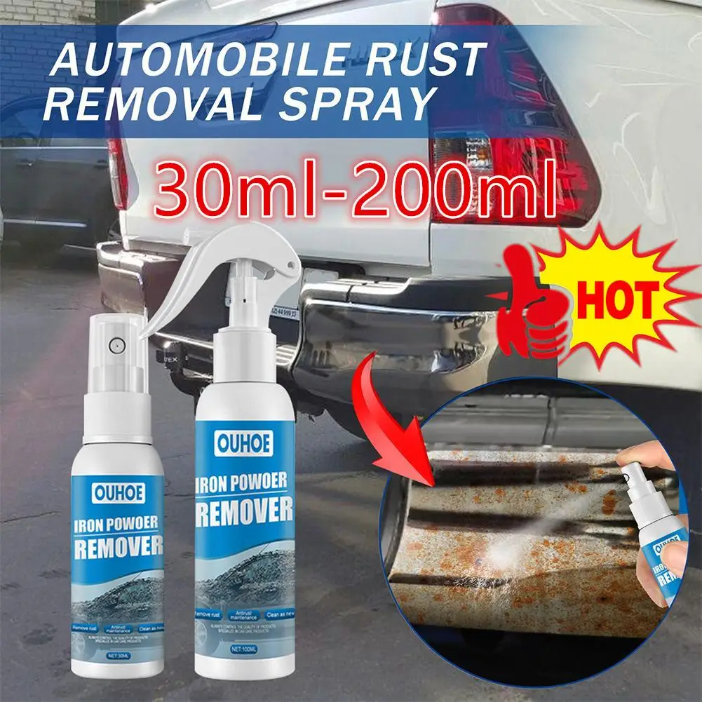 

Iron Rust Removal Spray Rust Remover 500ml Liquid Long Lasting Neutral Car Maintenance Supplies With Towel For Automotive Metal