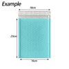 18x23 cm 10 pcs Blue Bubble Packaging Bag Plastic Bubble Padded Envelopes Bag Poly Bubble Padded Mailing package bag 1