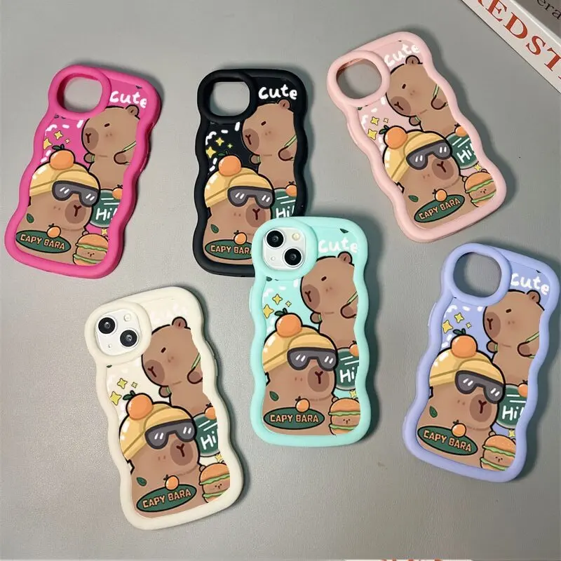 Cute Soft Capybara Phone Case - Adorable and Protective Cover