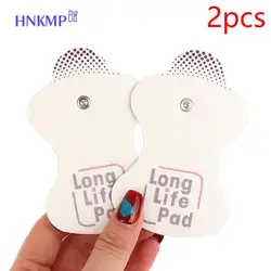 2PCS Long Life Pad Electrode Massage Pads Cable for Digital Tens Acupuncture Device Body Massager Therapy Machine