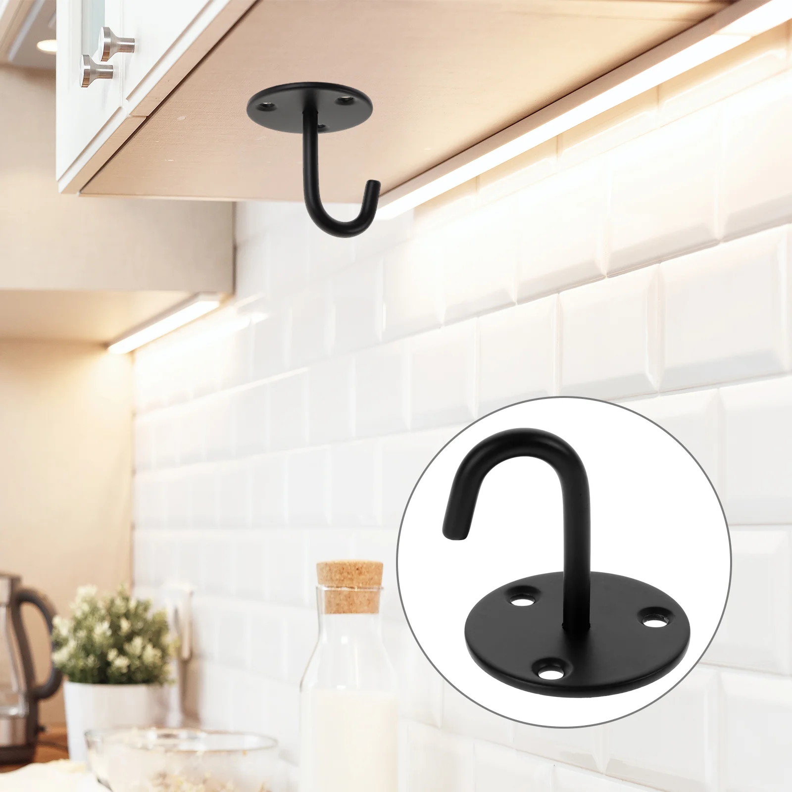 

Hook Hangers Open Ceiling Hanging Hooks For Plants Metal Bathroom Stainless Steel