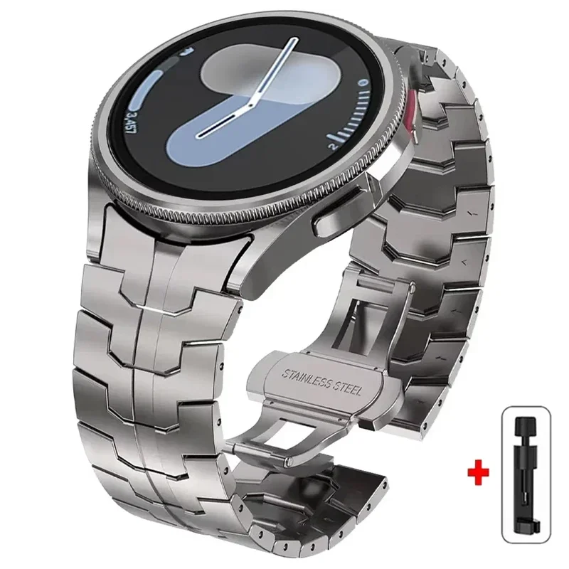 Premium Stainless Steel Watch Strap - No Gaps Design, Quick Release Bracelet