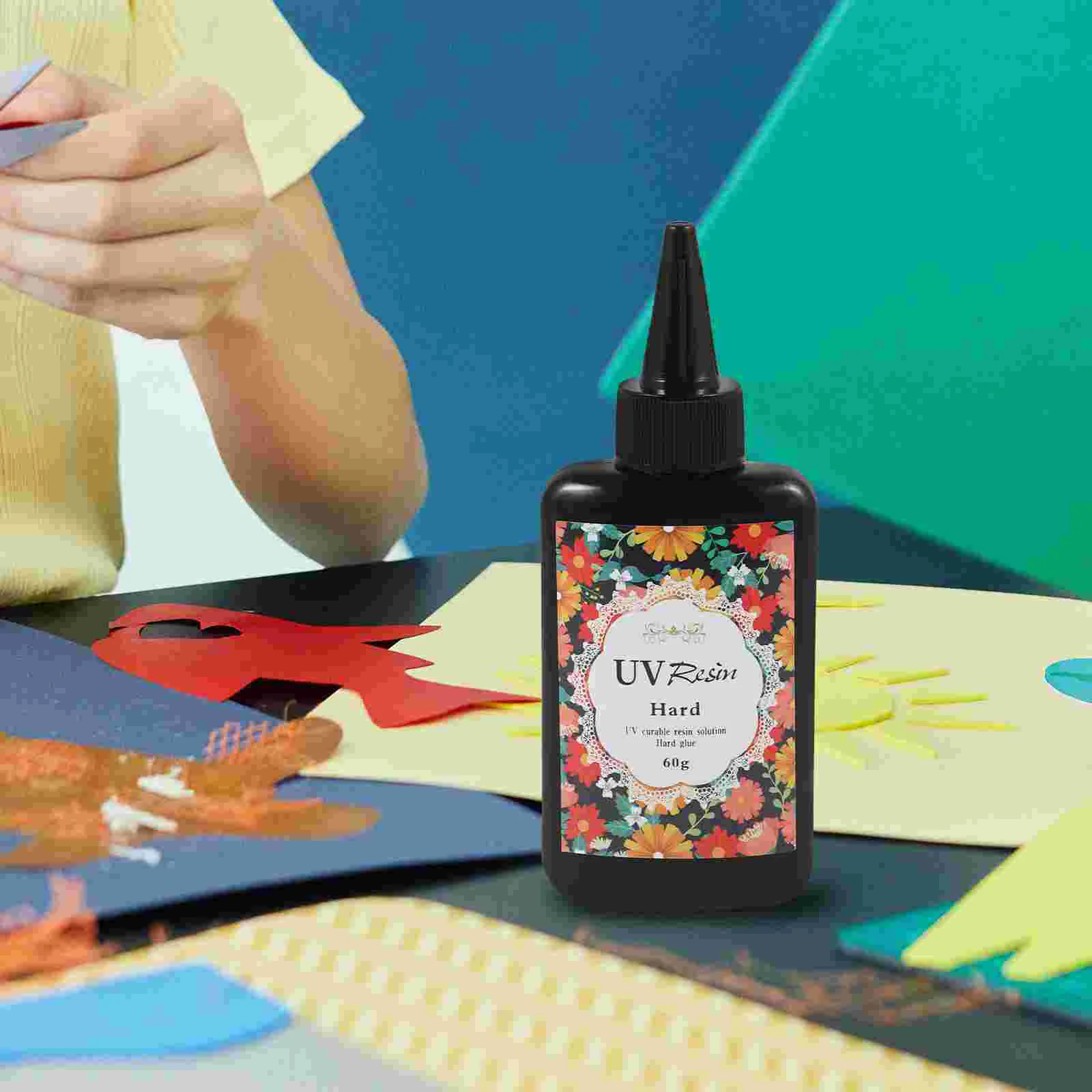 

Crystal Epoxy Glue Clear UV Resin Craft Long-lasting Convenient for Jewelry Making Stable