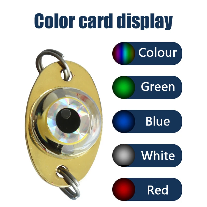 

Металлическая мини-ловушка для рыб, лампа, водонепроницаемая, маленькая подводная ловушка для рыб с рыбьим глазом, светодиодная кнопка, лампа для ночной рыбалки, ловушка для рыбы