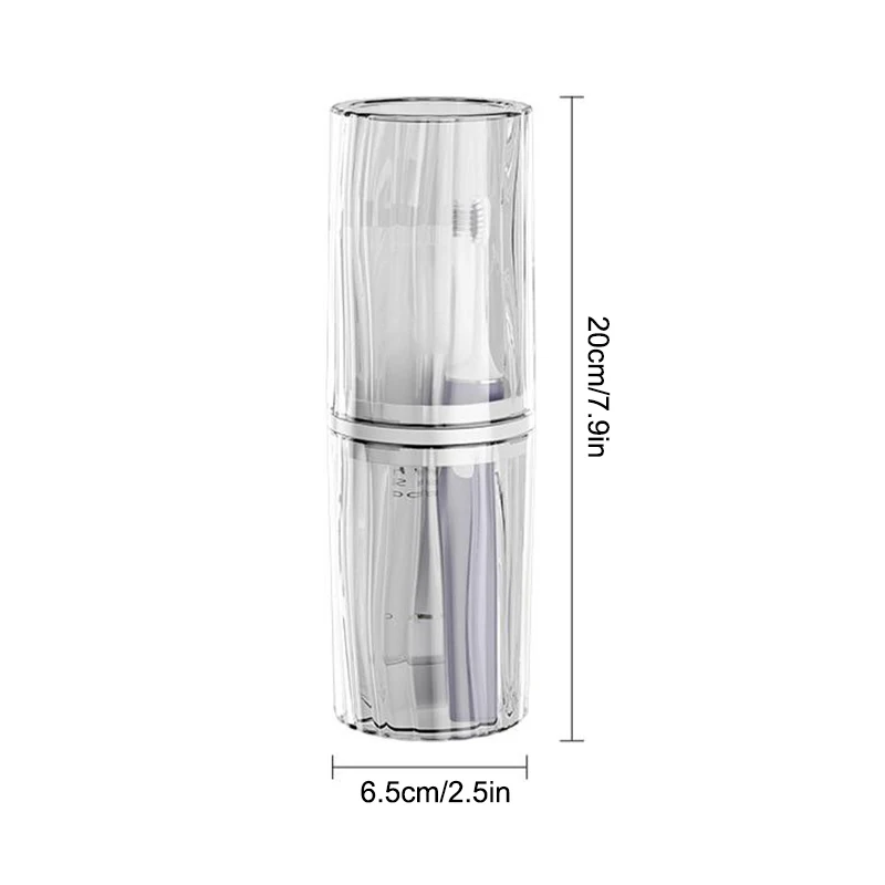Portable Toothbrush Holder And Travel Toothpaste Storage Case_voghion.com