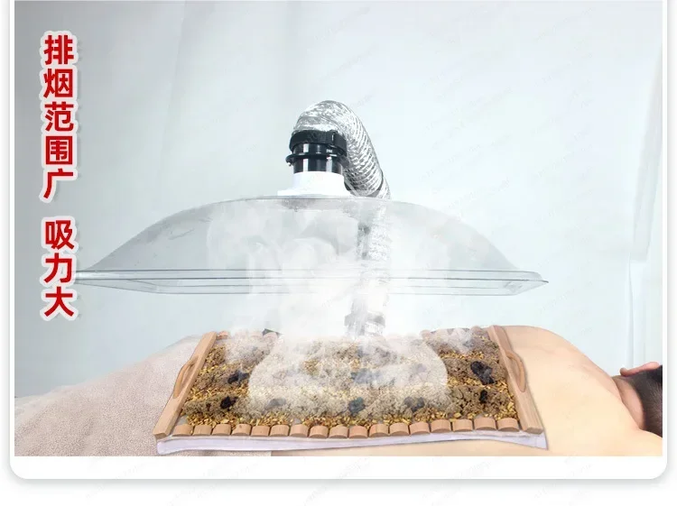 Jmz-NUOVO Cappa per Moxibustione, Sistema di Aspirazione Fumi di Grandi Dimensioni, Cappa Universale con Tubo in Bambù, Purificatore di Fumo - immagine 5