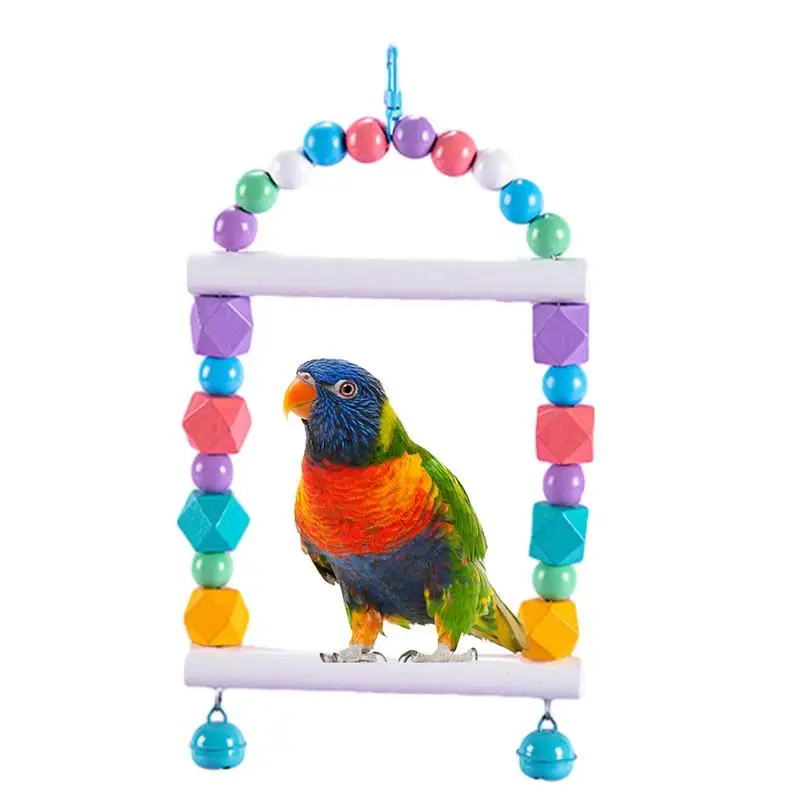 

Bird Climbing Toys Colorful Arch Climbing Toy For Parakeet Funny Birds Companion For Cockatiels Parakeet Parrot Chickens