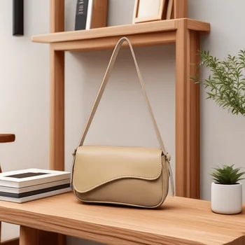 حقيبة كتف خفيفة الوزن وقابلة للتعديل، محفظة كاجوال بسيطة للتسوق اليومي والنزهات، للسيدات المراهقات 3